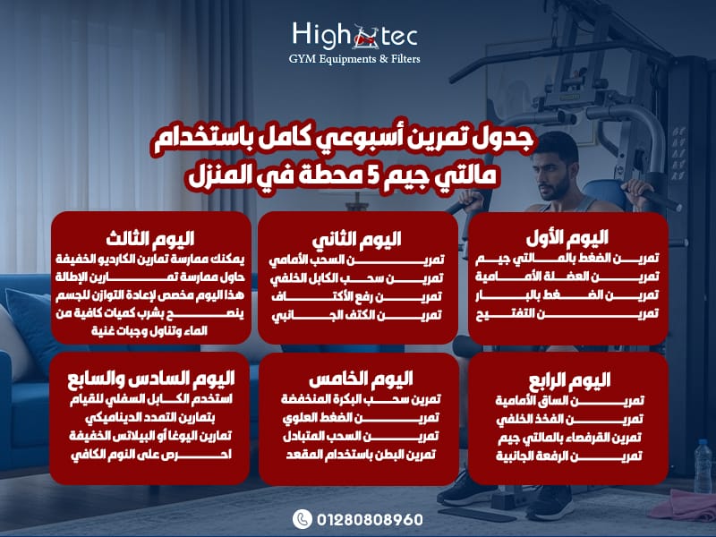 جدول-تمرين-أسبوعي-كامل-باستخدام-مالتي-جيم-5-محطة-في-المنزل